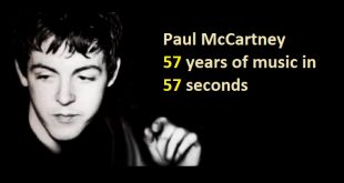 Paul McCartney - 57 years of music in 57 seconds