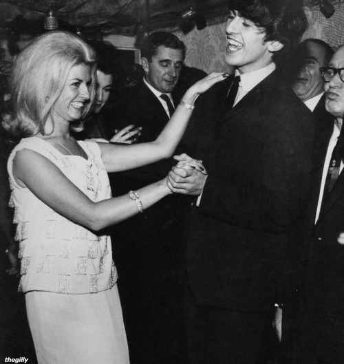 George dancing at a Mayfair party given by millionaire John Bloom, 9 November 1963.