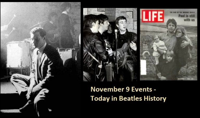 November 9 Events - Today in Beatles History