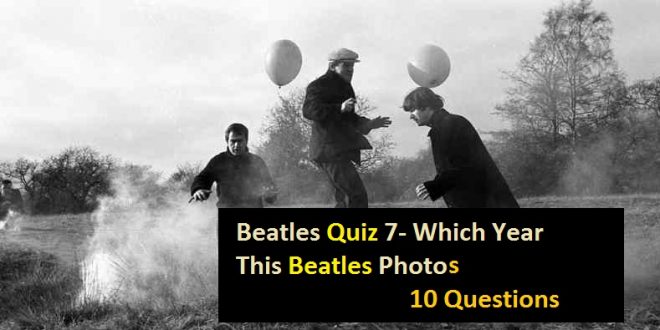 Beatles Quiz 7- Which Year This Beatles Photographs?