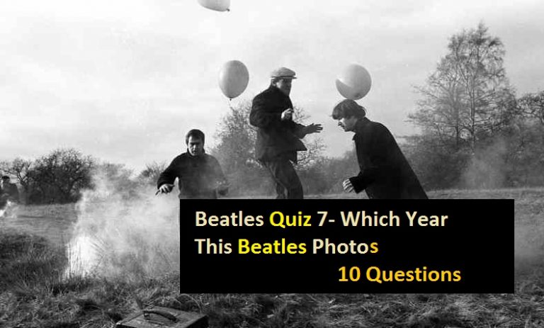 Beatles Quiz 7- Which Year This Beatles Photographs?