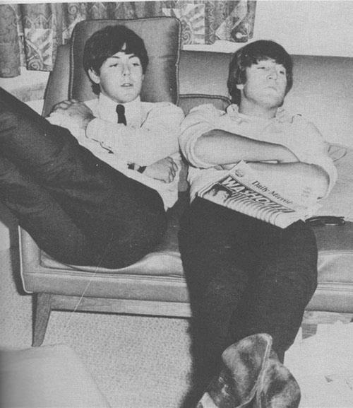 John Lennon and Paul McCartney photo,photograph,image,picture