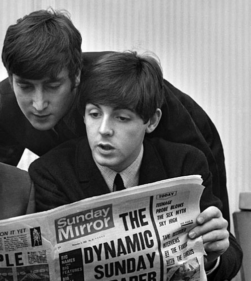 John Lennon and Paul McCartney photo,photograph,image,picture