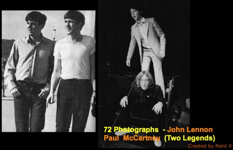 72 Photographs - John Lennon Paul McCartney (Two Legends)