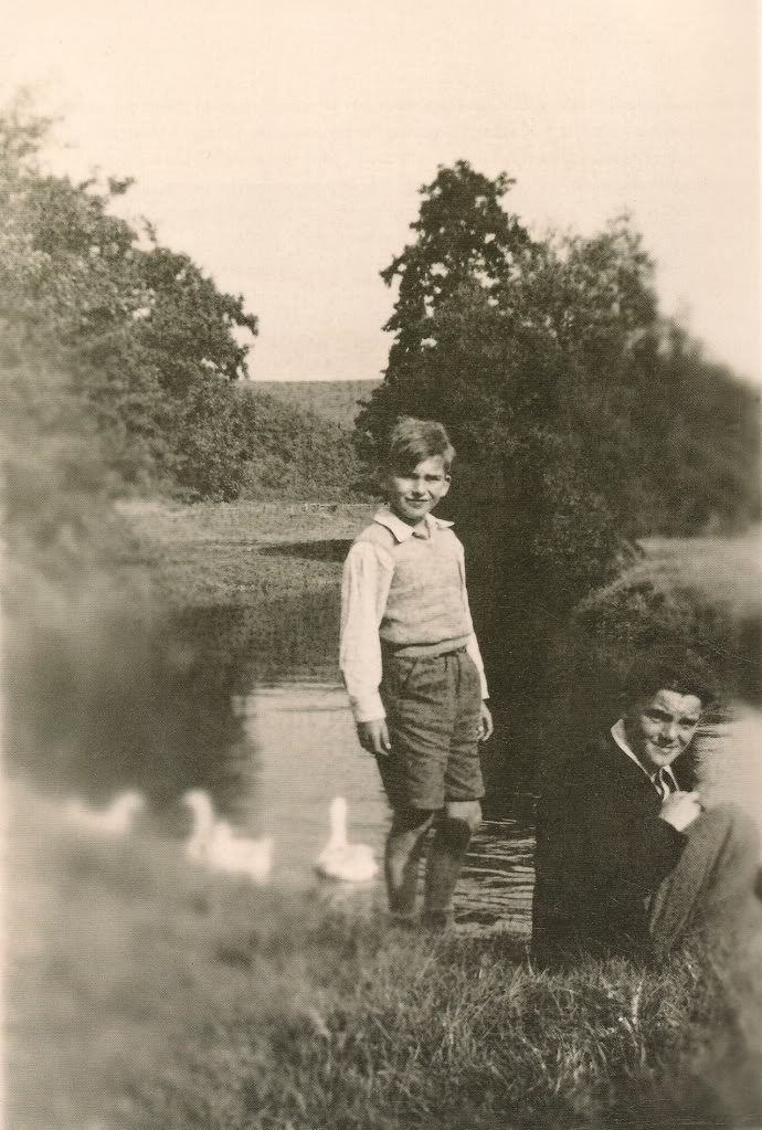 George with his brother Peter, 1950s