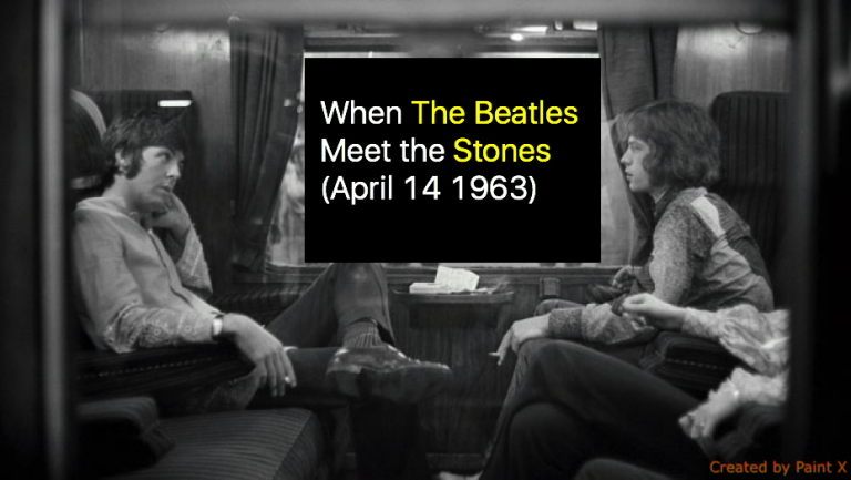 When The Beatles Meet the Rolling Stones (April 14 1963)