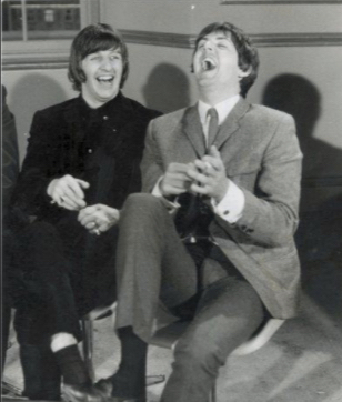 beatles laughing