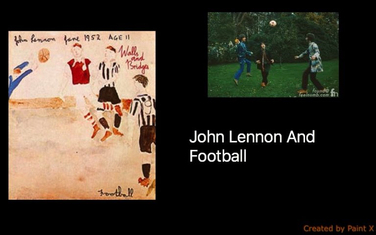 John Lennon And Football