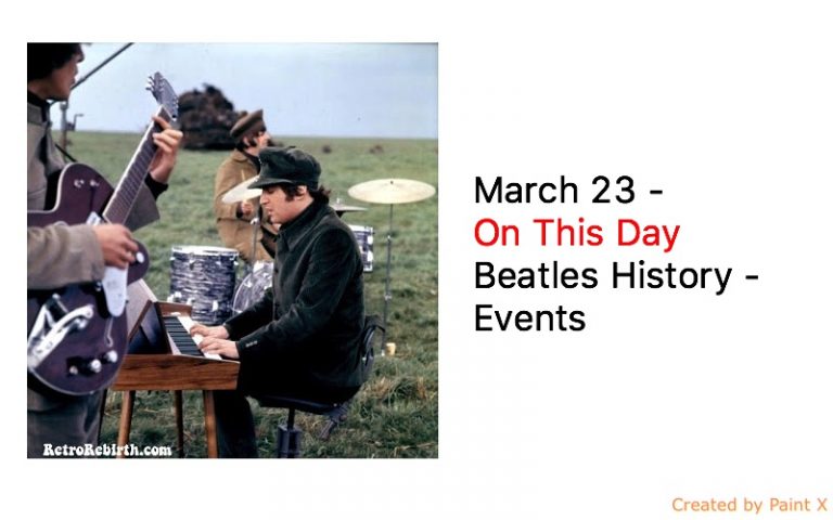 March 23 – On This Day Beatles History – Events