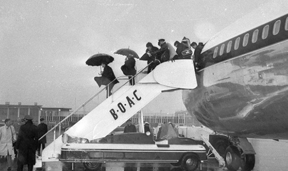 Beatles arrived Australia in June of 1964