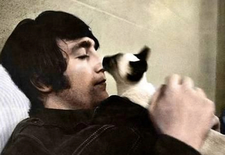 John Lennon loved cats