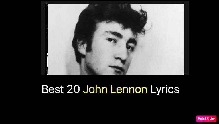 Best 20 John Lennon Lyrics Ever