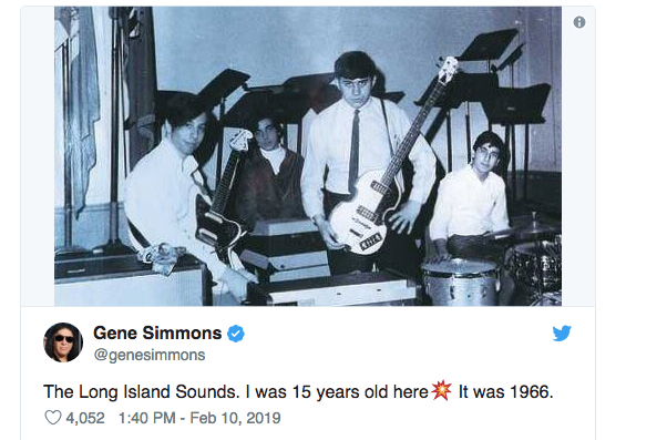 gene simmons beatles band
