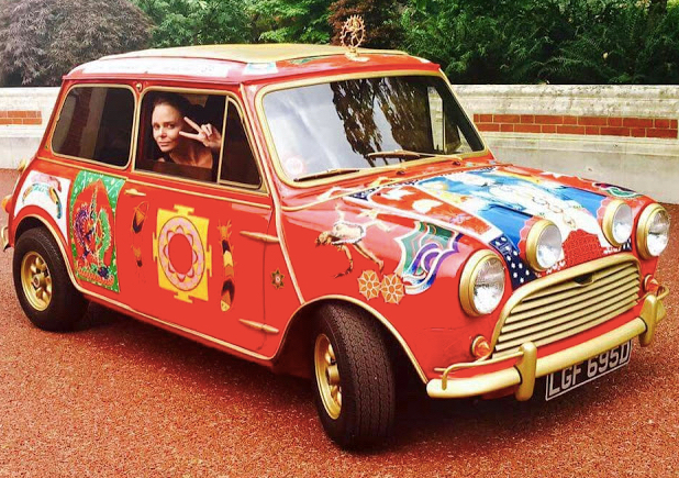 George Harrison mini cooper