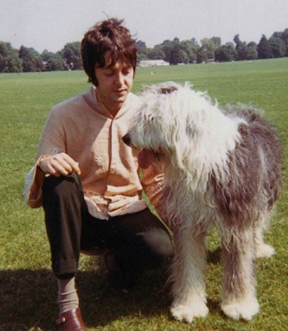 Paul McCartney and his dog