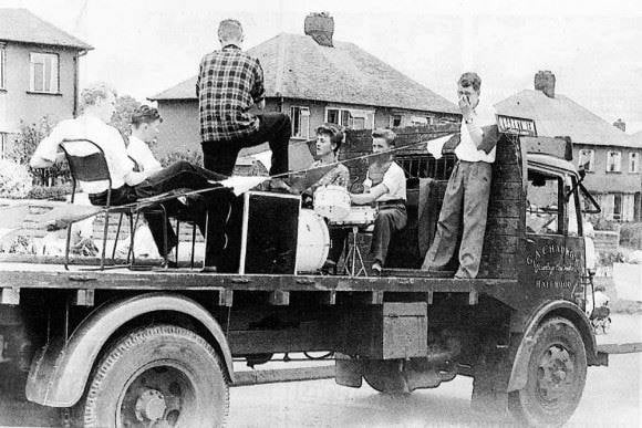 JULY 6, 1957 - John Lennon was introduced to Paul McCartney when Lennon's skiffle group called The Quarrymen
