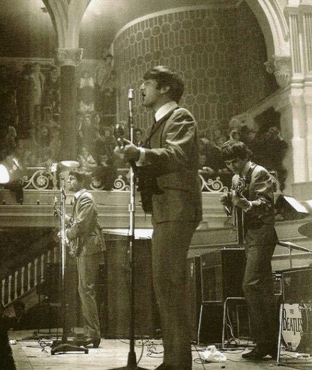 The Beatles at Preston. September 13, 1963.