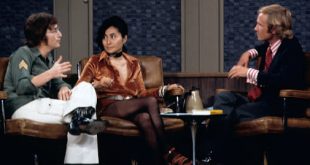 October 14, 1971 - John Lennon and Yoko Ono appeared on ABC-TV's “The Dick Cavett Show”