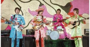 November 10, 1967 - The Beatles filmed three promotional films for their new single "Hello Goodbye" at the Saville Theatre in London