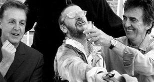 November 12, 2001 - The three living Beatles met for the last time at ailing George Harrison's hotel in New York City for lunch.