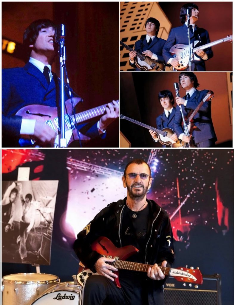 During the 1964 Christmas Show  John accidentally dropped his Rickenbacker 