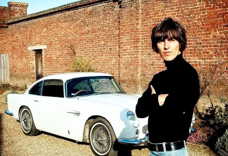 January 1 1965, George’s new Aston Martin DB5 was delivered to his Surrey Estate