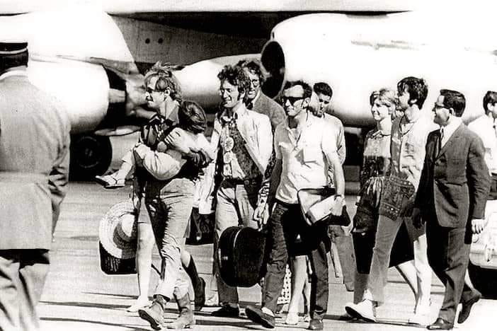 In 1967, The Beatles traveled to Greece
