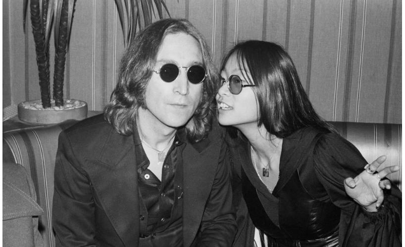 John Lennon and May Pang rare