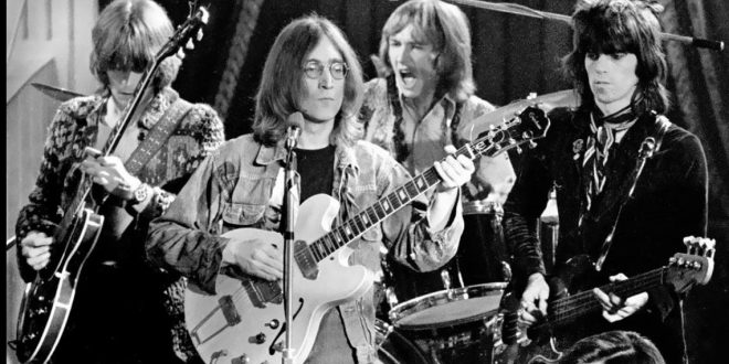 Keith Richards and John Lennon