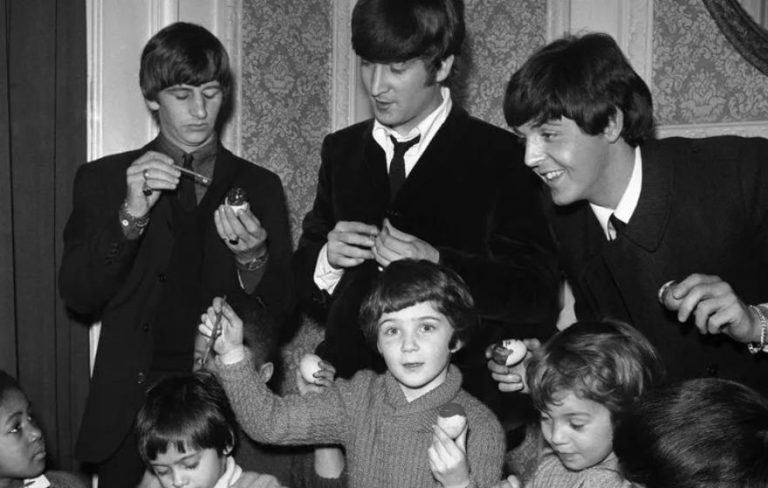 the beatles and kids