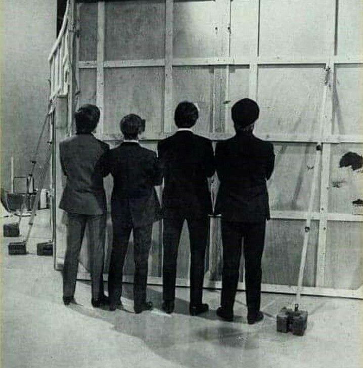 Beatles Backstage at Big Night Out 1964