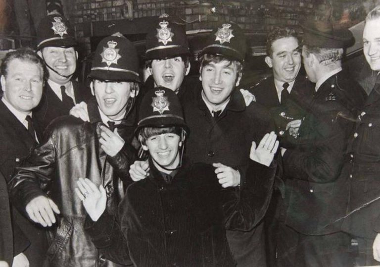 The Beatles November 10th 1963. Arrived at The Hippodrome Birmingham