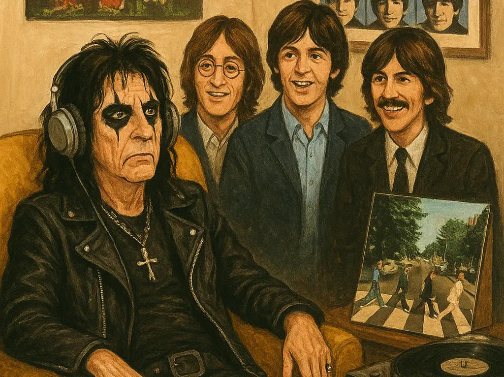 Alice Cooper Listening The Beatles