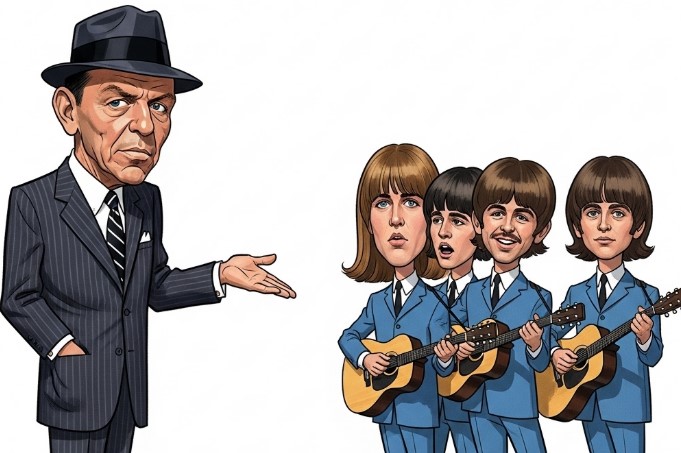 Frank Sinatra’s Brutal Swipe at The Beatles “Kid Singers with Mops of Hair”