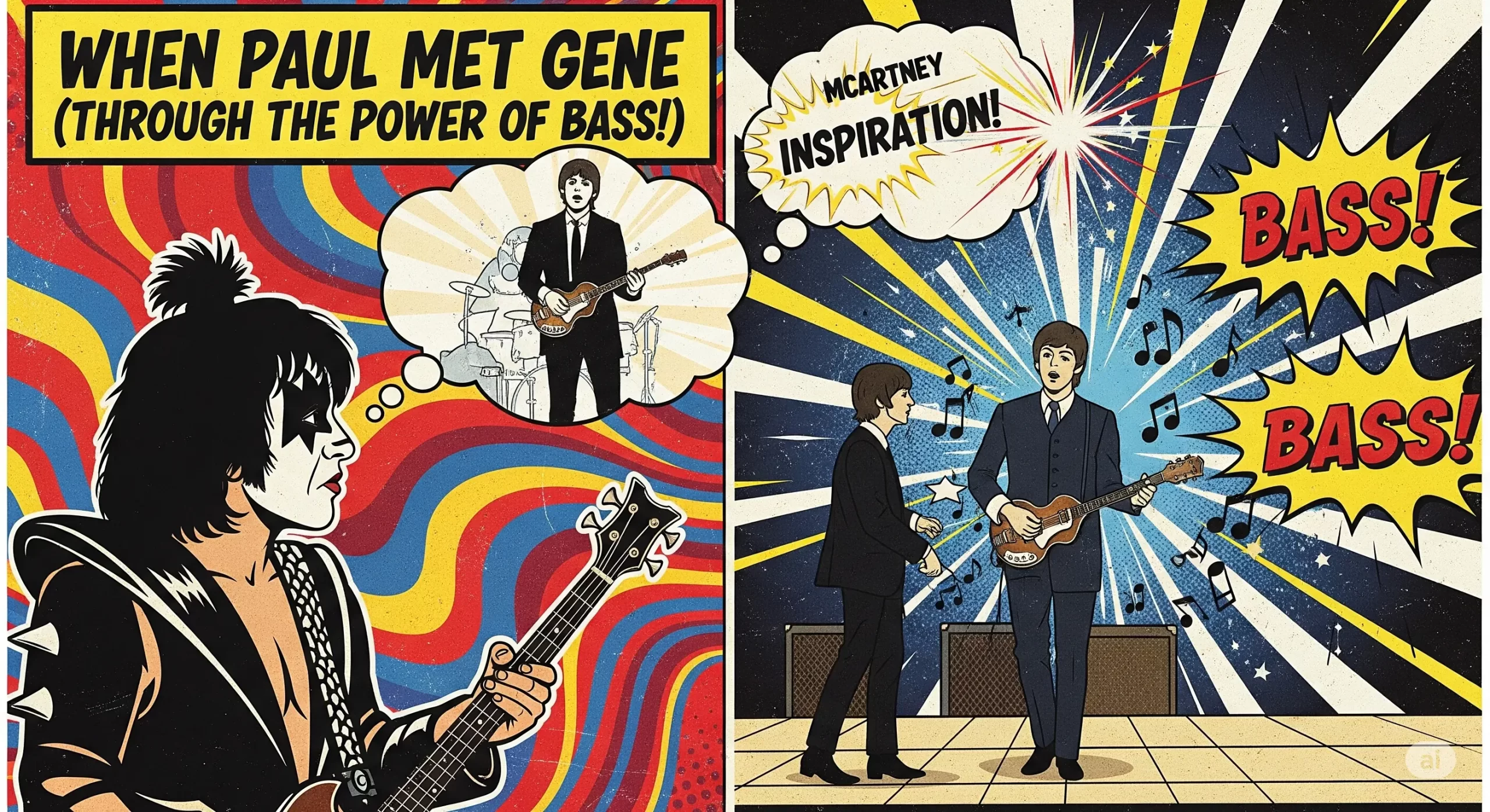 From The Beatles to KISS How Paul McCartney Inspired Gene Simmons to Play Bass