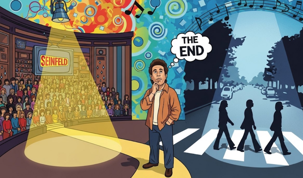 How The Beatles Inspired Jerry Seinfeld to End His Iconic Sitcom at Its Peak