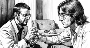 Ringo Starr and John Lennon Last meet