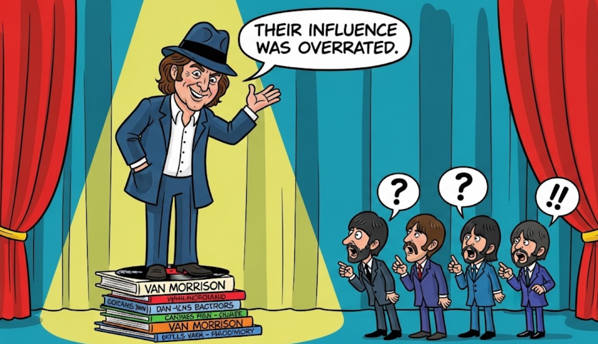 Van Morrison Challenges The Beatles’ Legacy “Their Influence Was Overrated”