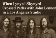 When Lynyrd Skynyrd Crossed Paths with John Lennon in a Los Angeles Studio