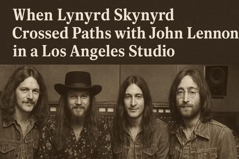 When Lynyrd Skynyrd Crossed Paths with John Lennon in a Los Angeles Studio