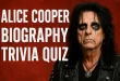 Alice Cooper Biography Trivia Quiz