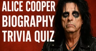 Alice Cooper Biography Trivia Quiz