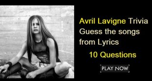 Avril Lavigne Lyrics