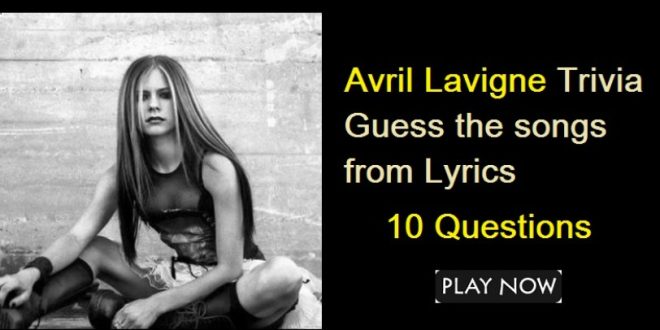 Avril Lavigne Lyrics