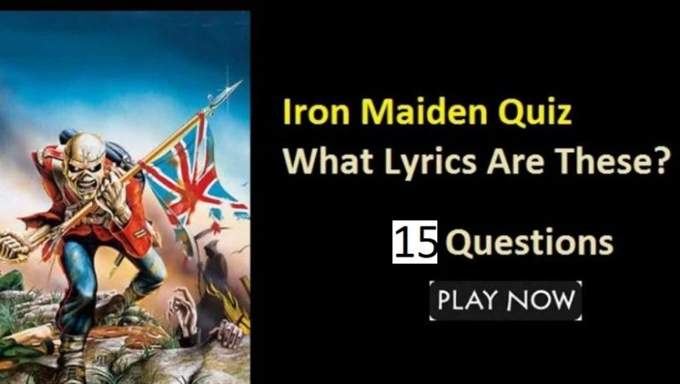 Iron Maiden Lyrics Quiz
