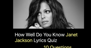 How Well Do You Know Janet Jackson Lyrics Quiz