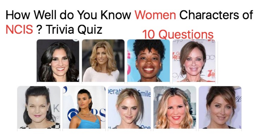 How Well do You Know Women Characters of NCIS Trivia Quiz
