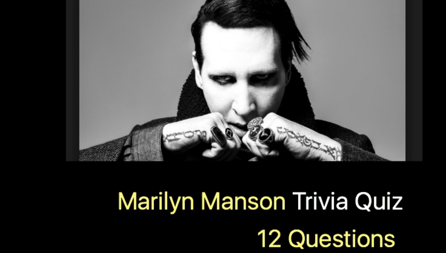 Marilyn Manson Trivia Quiz