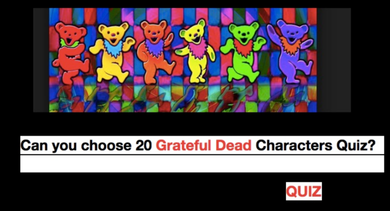Grateful Dead Characters Quiz