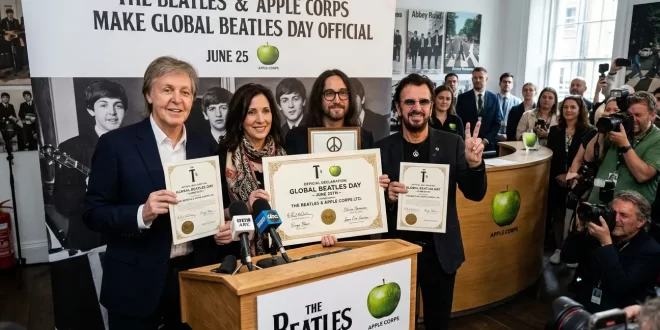 The Beatles and Apple Corps Make Global Beatles Day Official